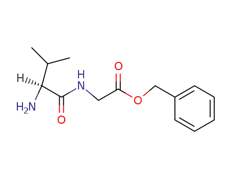 Molecular Structure of 74939-28-9 (Glycine, L-valyl-, phenylmethyl ester)