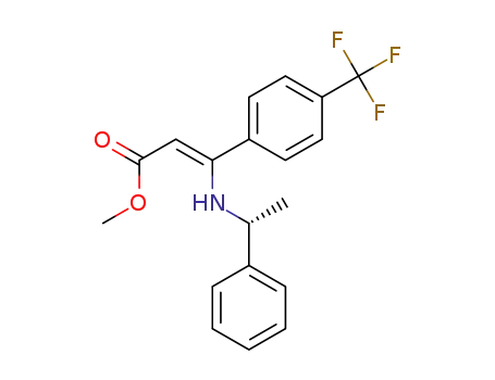 (R,Z)-methyl 3-(1-phenylethylamino)-3-(4-(trifluoromethyl)phenyl)acrylate