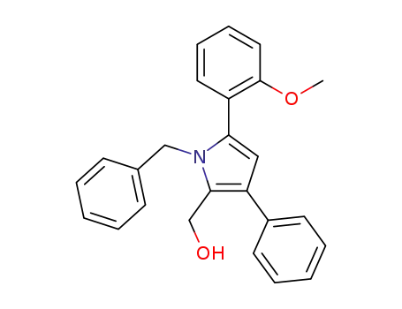 (1-benzyl-5-(2-methoxyphenyl)-3-phenyl-1H-pyrrol-2-yl)methanol