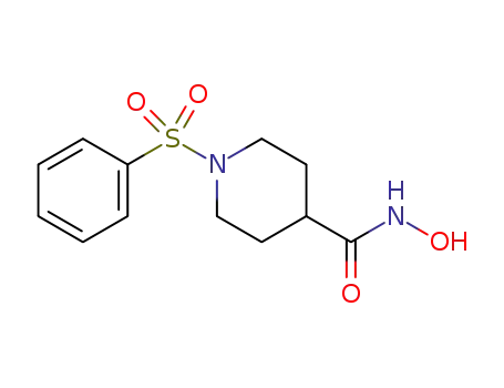 1-benzenesulfonyl-piperidine-4-carboxylic acid hydroxamide