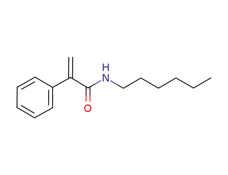 N-hexyl-2-phenylpropenamide