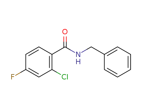 Molecular Structure of 886624-05-1 (2-chloro-N-benzyl-4-fluorobenzamide)