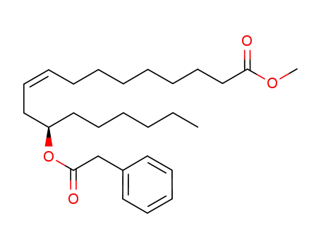 Molecular Structure of 1108200-40-3 (methyl 12-phenylacetylricinoleate)