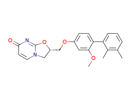 (S)-2-(2-methoxy-2',3'-dimethylbiphenyl-4-yloxymethyl)-2,3-dihydro-oxazolo[3,2-a]pyrimidin-7-one