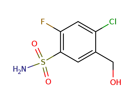 4-chloro-2-fluoro-5-(hydroxymethyl)benzenesulfonamide