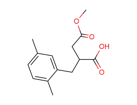 2-(2,5-dimethylbenzyl)-4-methoxy-4-oxobutanoic acid