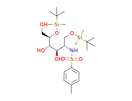 1,5-di-O-(tert-butyldimethylsilyl)-2-deoxy-2-(p-toluenesulfonamido)-D-glucitol