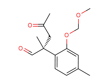 (R)-2-(2-methoxymethoxy-4-methylphenyl)-2-methyl-4-oxopentanal