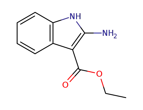 Molecular Structure of 6433-72-3 (ETHYL 2-AMINOINDOLE-3-CARBOXYLATE)