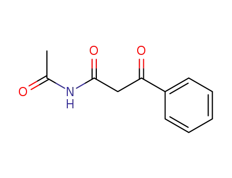 Molecular Structure of 7733-48-4 (Benzenepropanamide, N-acetyl-b-oxo-)