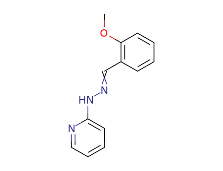 Molecular Structure of 2719-71-3 (2-[2-(2-methoxybenzylidene)hydrazinyl]pyridine)