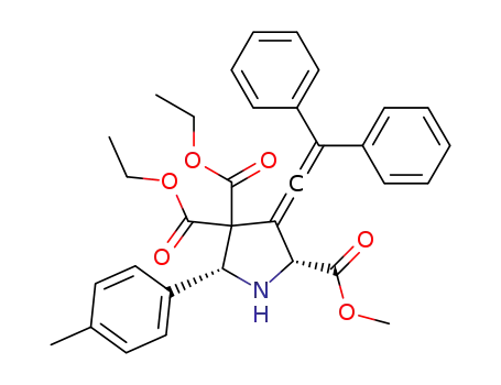 (2R,5R)-4,4-diethyl 2-methyl 3-(2,2-diphenylvinylidene)-5-p-tolylpyrrolidine-2,4,4-tricarboxylate