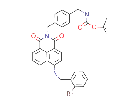 4-(2-bromobenzyl)amino-N-(4'-Boc-aminomethylbenzyl)-1,8-naphthalimide