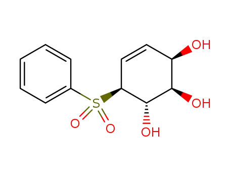 (1S,2R,3R,6S)-6-(phenylsulfonyl)cyclohex-4-ene-1,2,3-triol