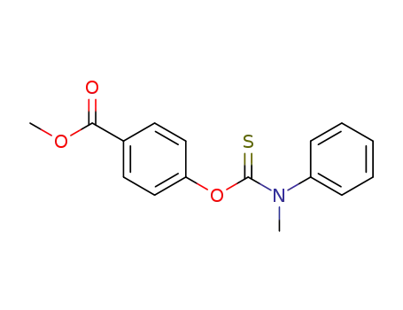 O-(4-methoxycarbonylphenyl) N-methyl-N-phenyl thiocarbamate