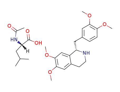 1,2,3,4-tetrahydro-6,7-dimethoxy-, (1S), L-Leucine,N-acetyl-