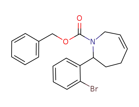 2-(2-bromophenyl)-2,3,4,7-tetrahydroazepine-1-carboxylic acid benzyl ester