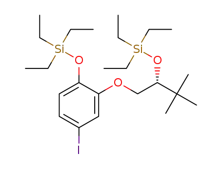 (R)-(-)-1-triethylsilyloxy-2-(2-triethylsilyloxy-3,3-dimethylbutoxy)-4-iodobenzene