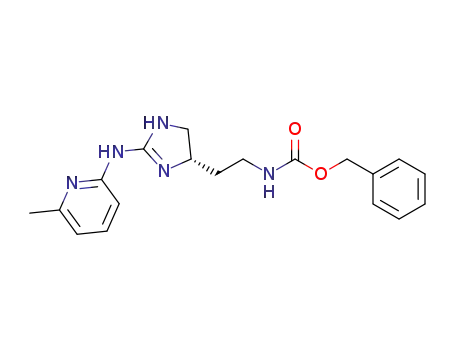 (4S)-4-(N-benzyloxycarbonyl-2-aminoethyl)-2-[(6-methylpyridyl-2)amino]imidazoline