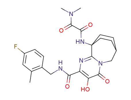 N<sub>1</sub>-(2-((4-fluoro-2-methylbenzyl)carbamoyl)-3-hydroxy-4-oxo-6,7,8,9-tetrahydro-7,10-ethanopyrimido[1,2-a]azepin-10(4H)-yl)-N<sub>2</sub>,N<sub>2</sub>-dimethyloxalamide