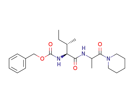 benzyl (1S,2S)-1-[1-oxo-1-(piperidin-1-yl)propan-2-ylcarbamoyl]-2-methylbutylcarbamate