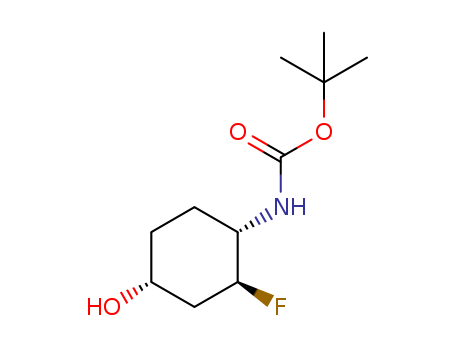 tert-butyl N-[(1R,2S,4S)-rel-2-fluoro-4-hydroxycyclohexyl]carbamate(1268512-47-5)
