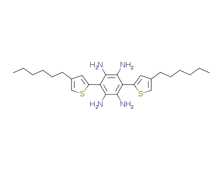 3,6-bis(4-hexylthiophen-2-yl)benzene-1,2,4,5-tetraamine