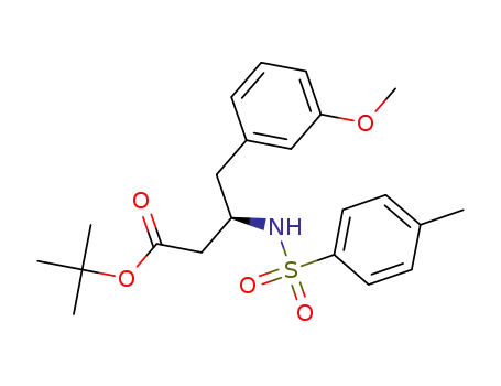 tert-butyl (R)-4-(3-methoxyphenyl)-3-(4-methylphenylsulfonamido)butanoate