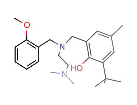 6-tert-butyl-2-(N-(2-methoxybenzyl)-N-[2-(N,N-dimethyl)aminoethyl]aminomethyl)-4-methylphenol