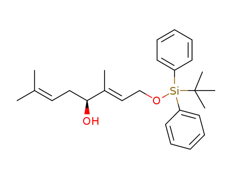 (2E,4S)-1-(tert-butyldiphenylsilanyloxy)-3,7-dimethylocta-2,6-dien-4-ol