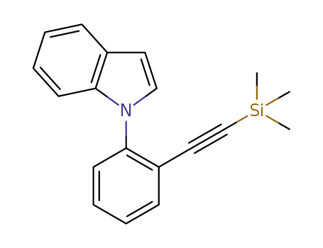 1-(2-((trimethylsilyl)ethynyl)phenyl)-1H-indole