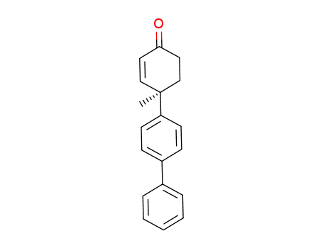 (+)-4-methyl-4-(biphenyl-4-yl)-2-cyclohexenone