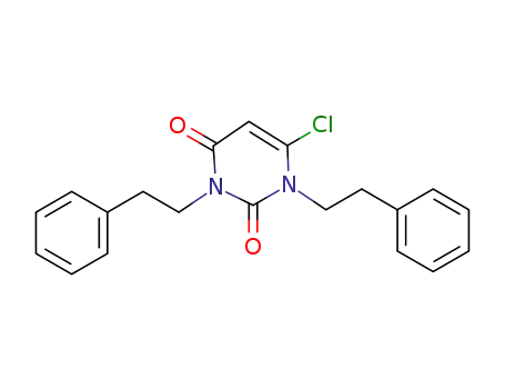6-chloro-1,3-diphenethylpyrimidine-2,4(1H,3H)-dione