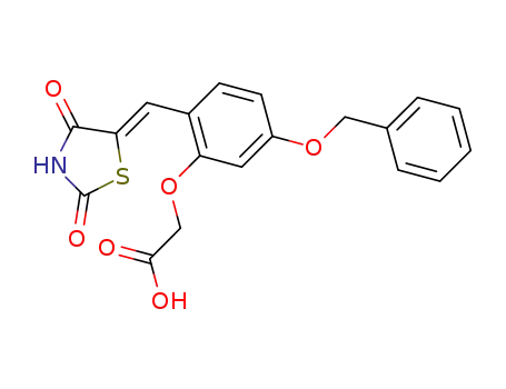 (Z)-5-[4-benzyloxy-2-(carboxymethoxy)benzylidene]thiazolidine-2,4-dione