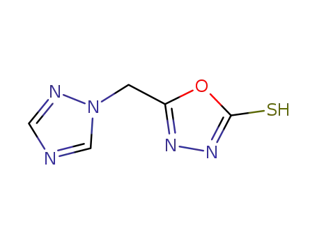 1,3,4-Oxadiazole-2(3H)-thione, 5-(1H-1,2,4-triazol-1-ylmethyl)-