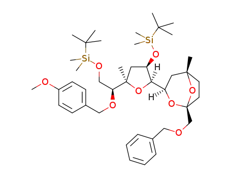 (S)-2-((2R,4R,5R)-5-{(1S,3R,5S)-1-[(benzyloxy)methyl]-5-methyl-2,8-dioxabicyclo[3.2.1]octan-3-yl}-4-[(tert-butyldimethylsilyl)oxy]-2-methyltetrahydrofuran-2-yl)-2-[(4-methoxybenzyl)oxy](tert-butyl)dimethylsilane