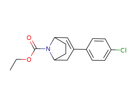 8-ethoxycarbonyl-3-(4-chlorophenyl)-8-azabicyclo[3.2.1]oct-2-ene