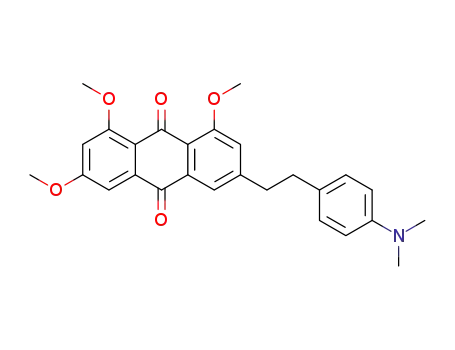 6-(4-(dimethylamino)phenethyl)-1,3,8-trimethoxyanthraquinone