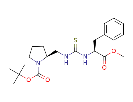 (S)-tert-butyl 2-{[3-((S)-1-methoxy-1-oxo-3-phenylpropan-2-yl)thioureido]methyl}pyrrolidine-1-carboxylate
