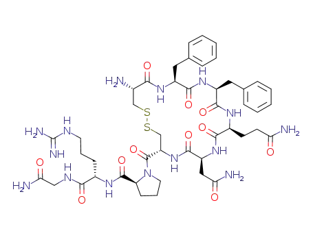 Molecular Structure of 30635-27-9 (argipressin, Phe(2)-)