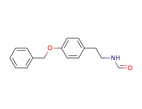 Molecular Structure of 68898-75-9 (Formamide, N-[2-[4-(phenylmethoxy)phenyl]ethyl]-)