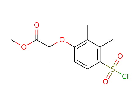 methyl 2-{[4-(chlorosulfonyl)-2,3-dimethylphenyl]oxy}propanoate