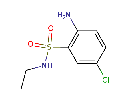 Molecular Structure of 5790-62-5 (2-amino-5-chloro-N-ethylbenzenesulfonamide)