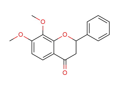Molecular Structure of 73413-67-9 (7,8-DIMETHOXYFLAVANONE)