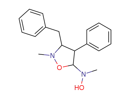 5-Isoxazolidinamine,
N-hydroxy-N,2-dimethyl-4-phenyl-3-(phenylmethyl)-