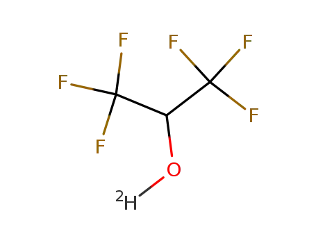 Molecular Structure of 38701-73-4 (1,1,1,3,3,3-HEXAFLUORO-2-PROPAN(OL-D))