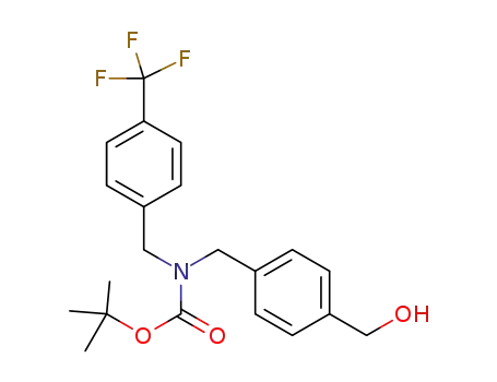 N-(tert-butoxycarbonyl)-N-(4-trifluoromethylbenzyl)-4-hydroxymethylbenzylamine