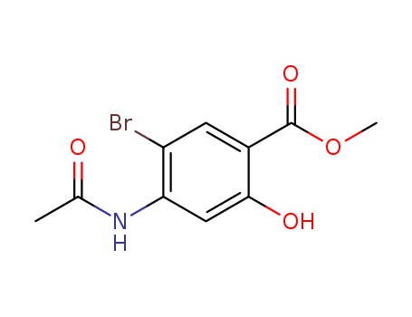 Benzoic acid, 4-(acetylamino)-5-bromo-2-hydroxy-, methyl ester(89481-86-7)