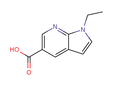 Molecular Structure of 199933-01-2 (1H-Pyrrolo[2,3-b]pyridine-5-carboxylic acid, 1-ethyl-)