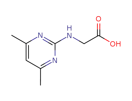 Molecular Structure of 55684-37-2 (N-(4,6-dimethylpyrimidin-2-yl)glycine)